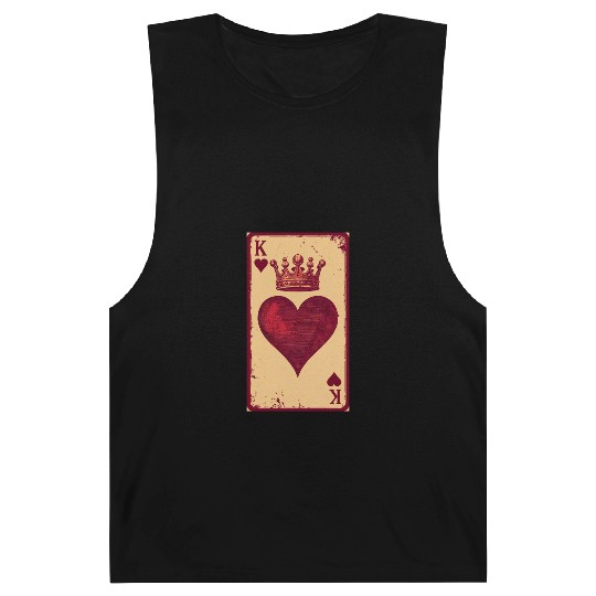 Vintage King of Hearts Barnard Tanks
