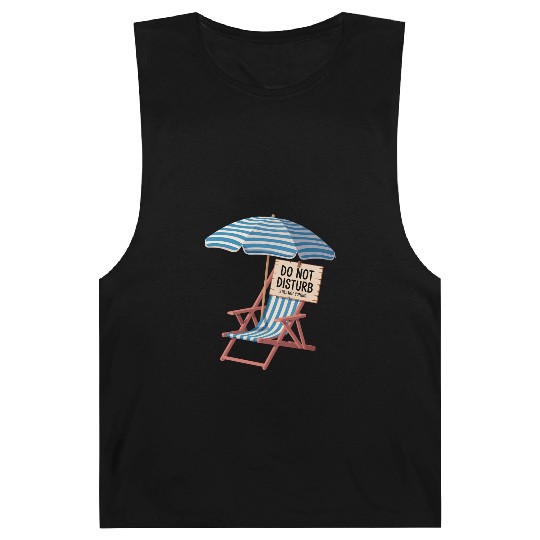 Do Not Disturb Funny Beach Quote Barnard Tanks