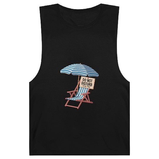 Do Not Disturb Funny Beach Quote Barnard Tanks