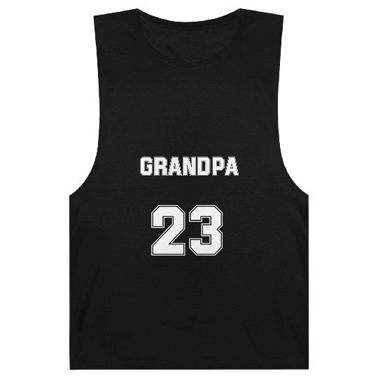 funny grandpa basketball father's day basket lover Barnard Tanks