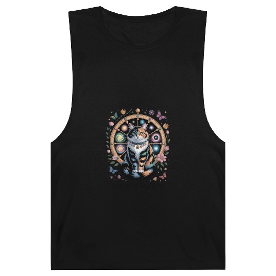 Wheel of Fortune Tarot Cat Art Barnard Tanks