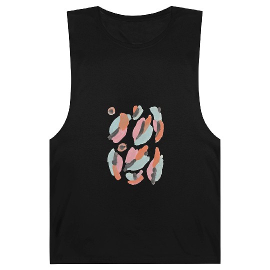 Abstract pastel watercolour painting pattern Barnard Tanks