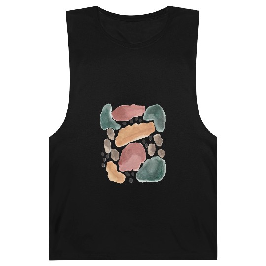 Abstract pastel watercolour painting pattern Barnard Tanks