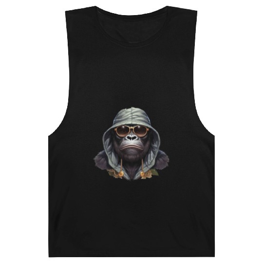 "Street King Gorilla Barnard Tanks – Urban Hip-Hop Power