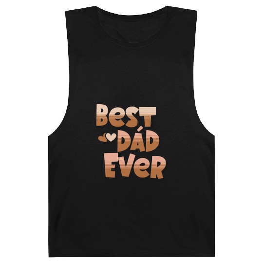 Best Dad Ever, Best Dad gift, unique gift for dad Barnard Tanks