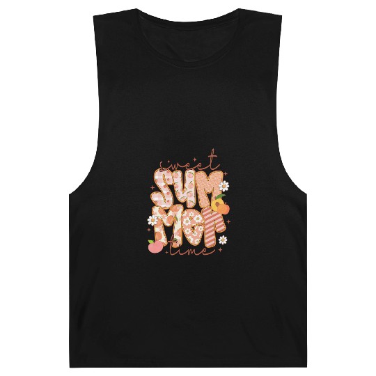 Sweet Summer Time Preppy Peach Barnard Tanks