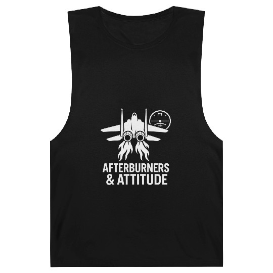 Afterburners and Attitude air force pilot Barnard Tanks