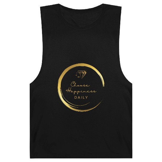 Choose Happiness Luxury Design - Gold Empowerment Barnard Tanks