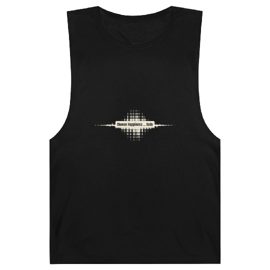 Choose Happiness Soundwave - Music Therapy Gift Barnard Tanks