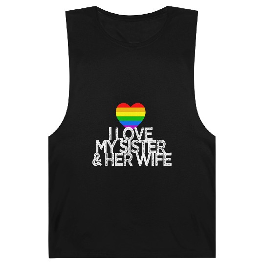 I love my sister & her wife lesbian gay rights Barnard Tanks