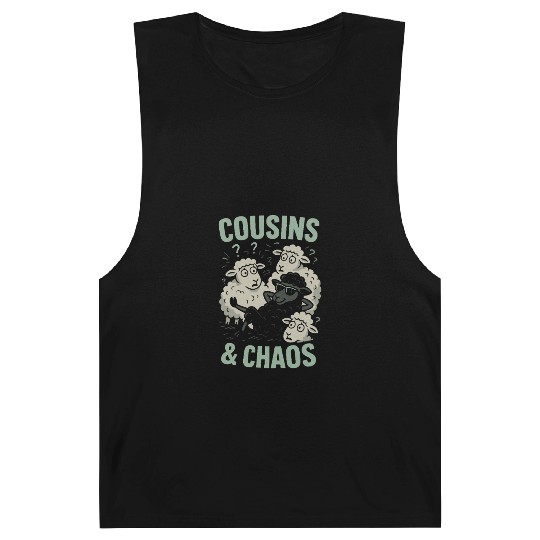 Funny Black Sheep Cousin Quirky Family Outcast Barnard Tanks
