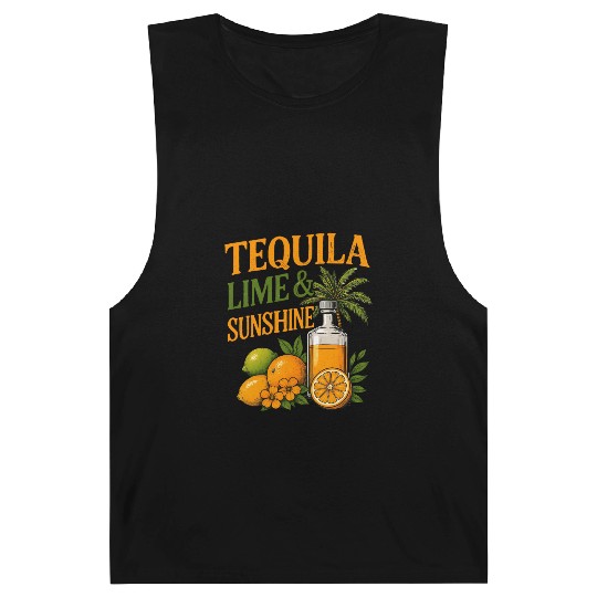 Summer Vacation Tequila Lime Sunshine Barnard Tanks