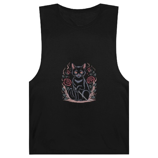 The Devil Tarot Cat Art Barnard Tanks