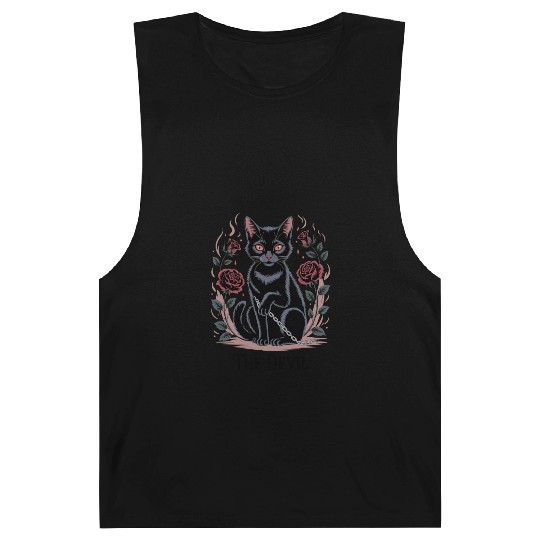 The Devil Tarot Cat Art Barnard Tanks