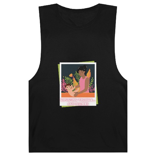 First Time Mom Vibes – Expecting Mother Barnard Tanks