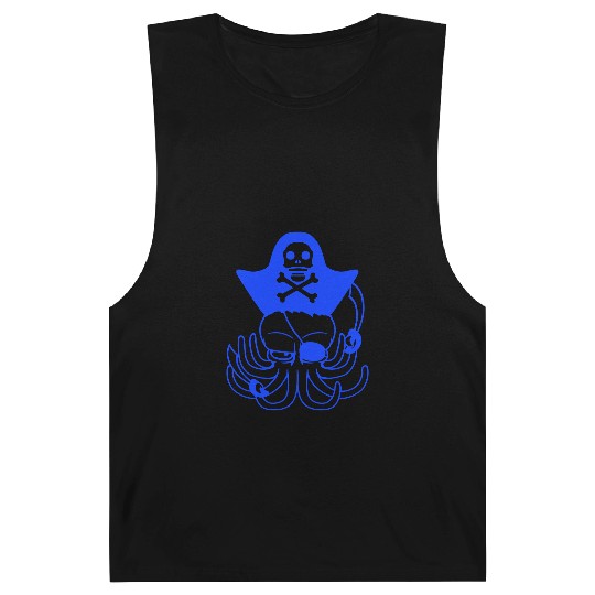 Octopus pirate crew captain sailor buccaneer sail Barnard Tanks