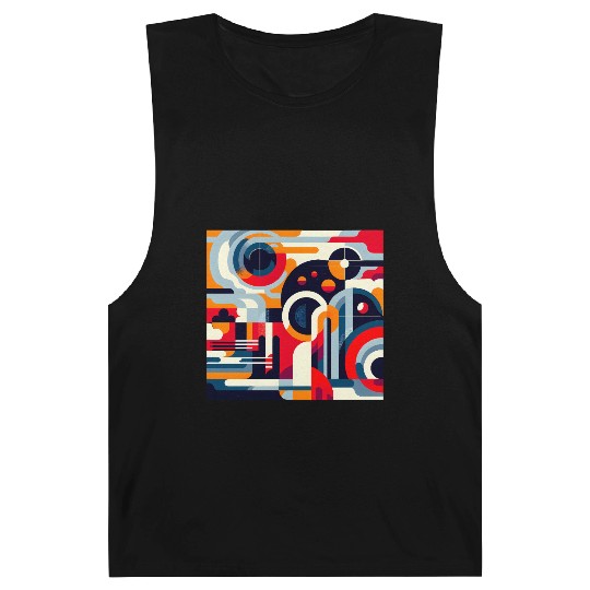 Bold Geometric Art Barnard Tanks