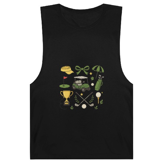 Preppy Golf Coquette Golf Barnard Tanks