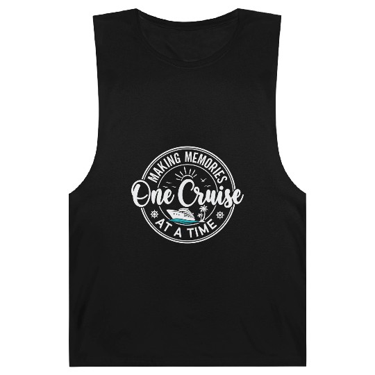 Family Cruise Shirp Summer Vacation Barnard Tanks