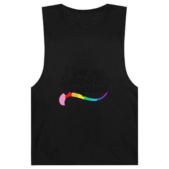 I love my sister & her girlfriend proud sibling Barnard Tanks