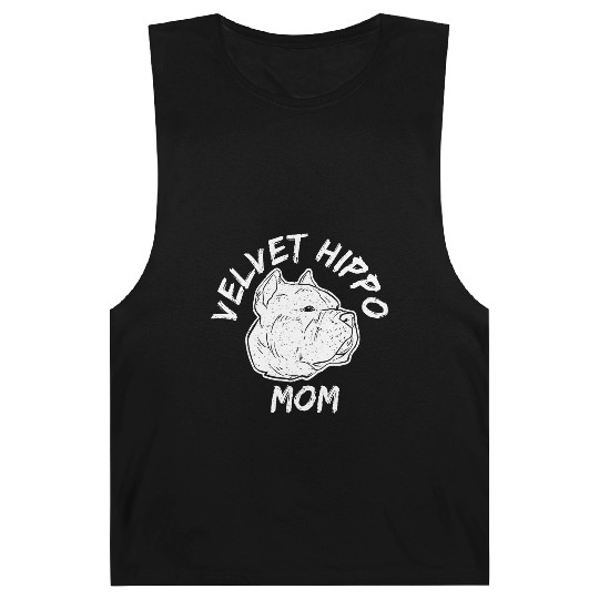 Velvet Hippo Mom – Bully Dog Lovers Barnard Tanks