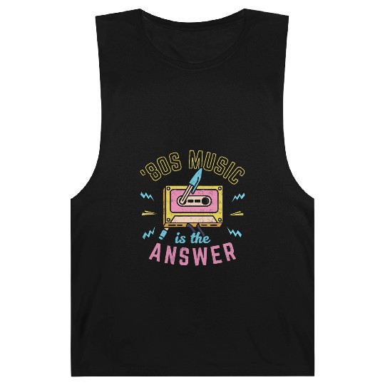 80s Music Is The Answer Barnard Tanks