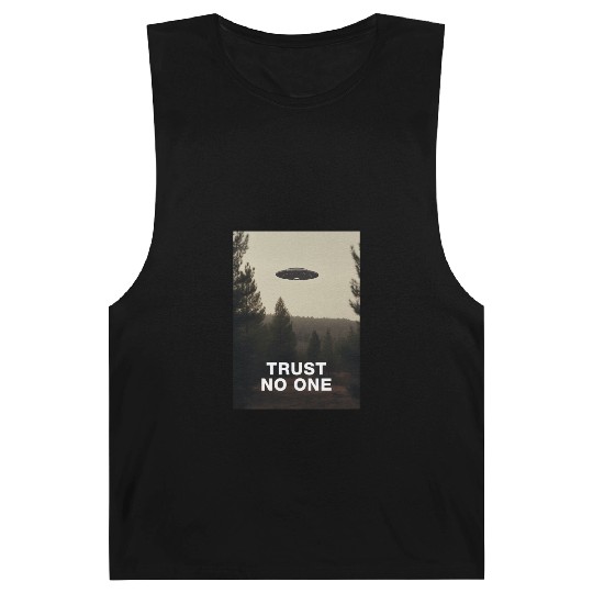 Trust No One/The X-Files poster, S01E24 1994 Barnard Tanks