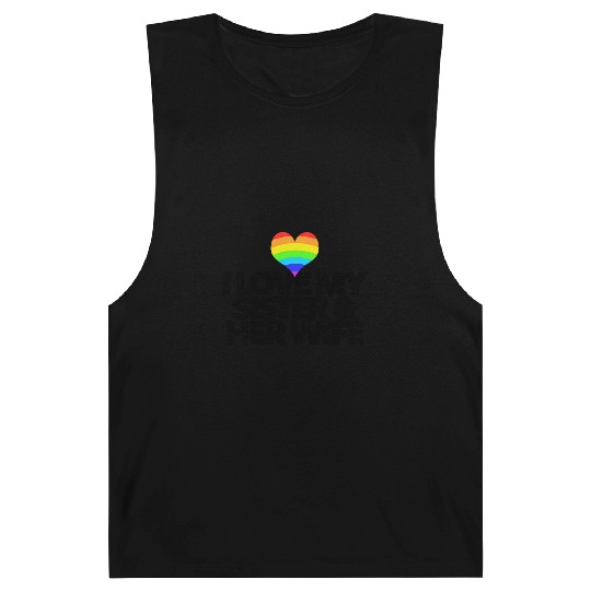 I love my sister & her wife lesbian gay rights Barnard Tanks