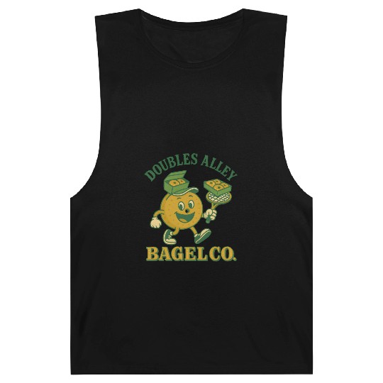 Funny Tennis Humor Barnard Tanks - Doubles Alley Bagel Co.