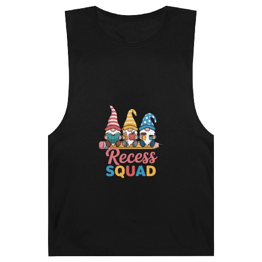 Recess Squad Teacher Para Playground Student Barnard Tanks