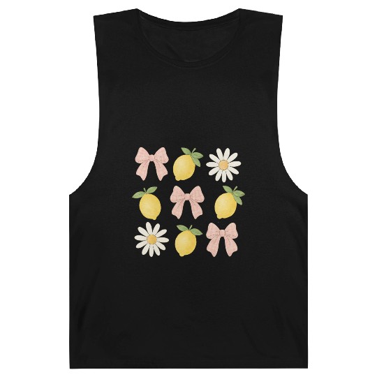 Lemon Bow Summer Vacation Barnard Tanks