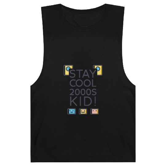 Stay Cool 2000s Kid – Y2K Retro Barnard Tanks