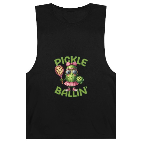 Pickle Ballin Pickleball Dink This Barnard Tanks