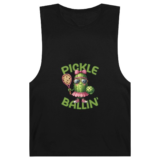 Pickle Ballin Pickleball Dink This Barnard Tanks