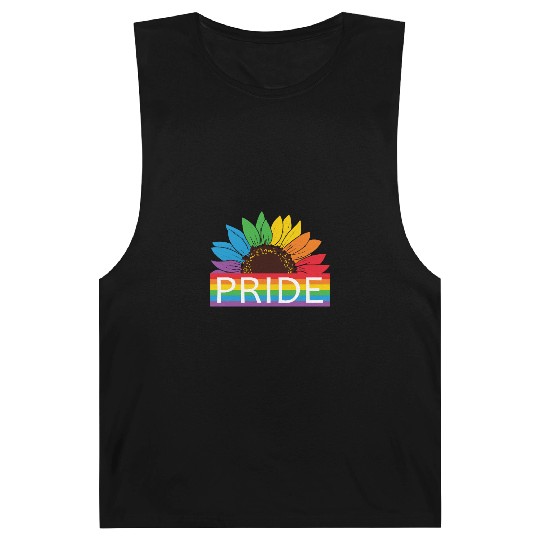 Pride Sunflower Gay Barnard Tanks