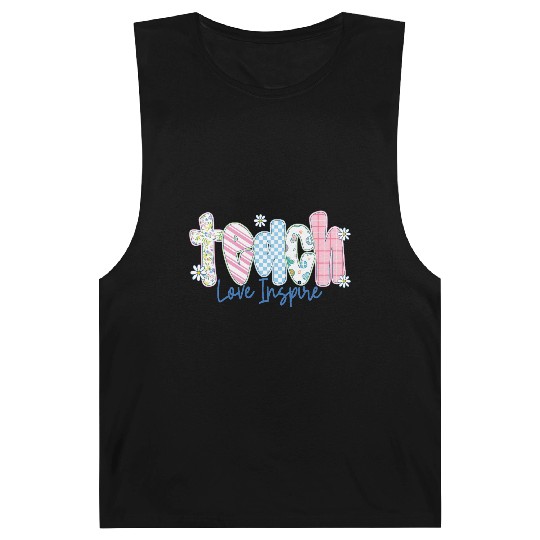 Preppy Teacher Teach Love Inspire Barnard Tanks