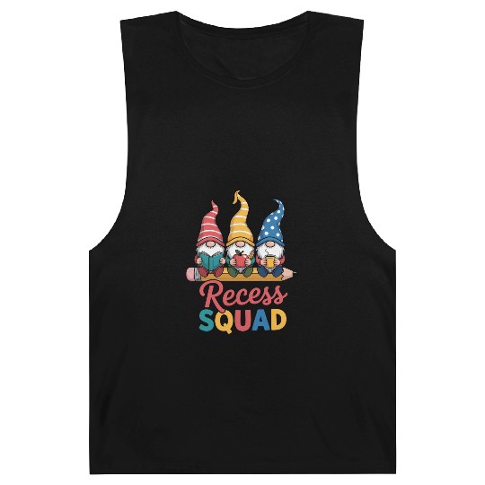 Recess Squad Teacher Para Playground Student Barnard Tanks