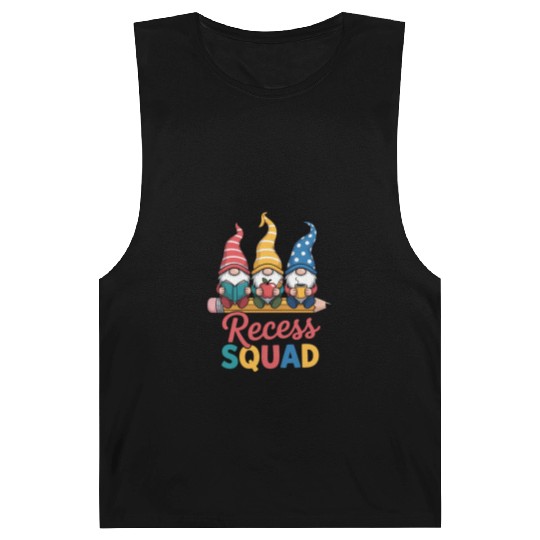 Recess Squad Teacher Para Playground Student Barnard Tanks