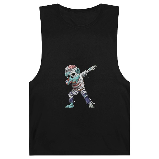 Dabbing Mummy Zombie Halloween Costume Zombie Dab Barnard Tanks
