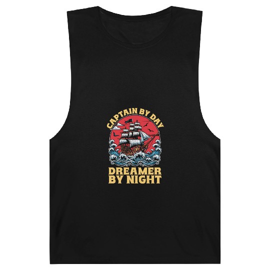 Sailing Captain By Day Dreamer By Night Fisherman Barnard Tanks