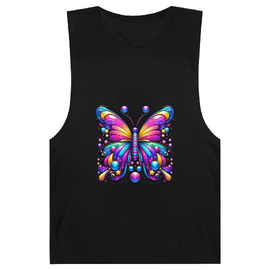 Colorburst Fantasy Butterfly Barnard Tanks