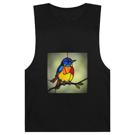 STAINED GLASS BIRD Barnard Tanks