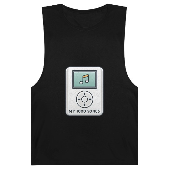 My 1000 Songs MP3 Player Retro 2000s Y2K Barnard Tanks