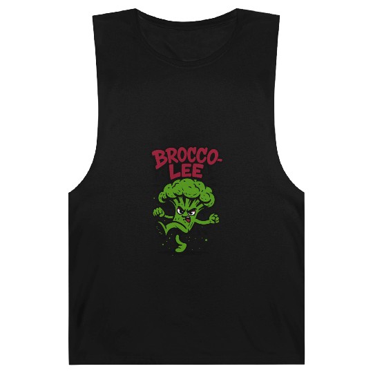 Brocco Lee – Funny Broccoli Karate Barnard Tanks