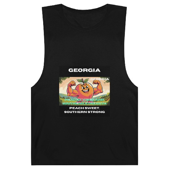 Georgia Peach State Art Barnard Tanks