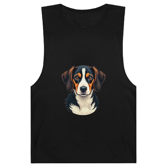 “Beagle Gaze” – Bold & Beautiful Dogs Barnard Tanks