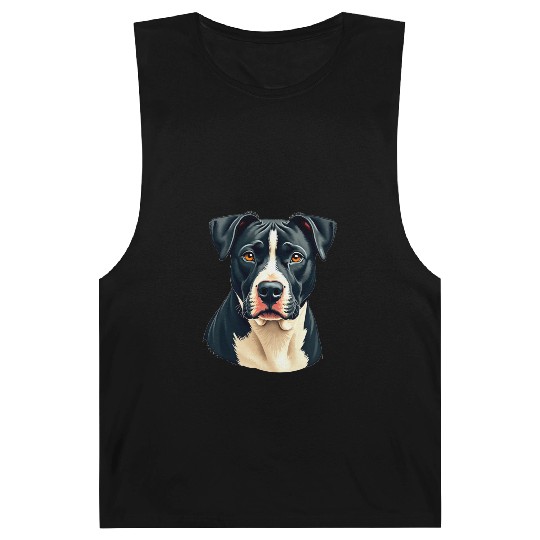 “Pit Bull” – Bold & Beautiful Dogs Barnard Tanks