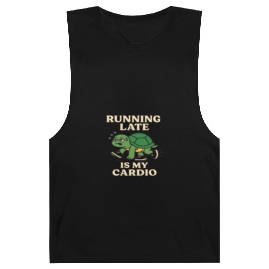 Running Late Turtle Relatable Fitness Barnard Tanks