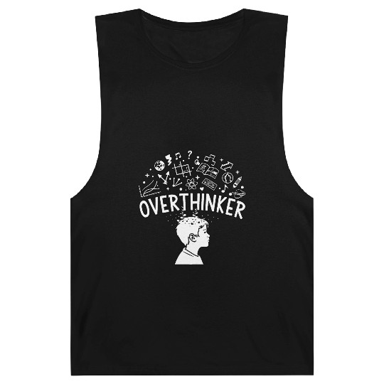 OVERTHINKER – Nerdy Aesthetic Brainstorm Design Barnard Tanks
