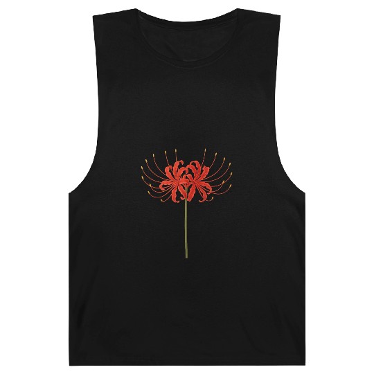 Red Spider Lily Barnard Tanks – Japanese Death Flower Ar